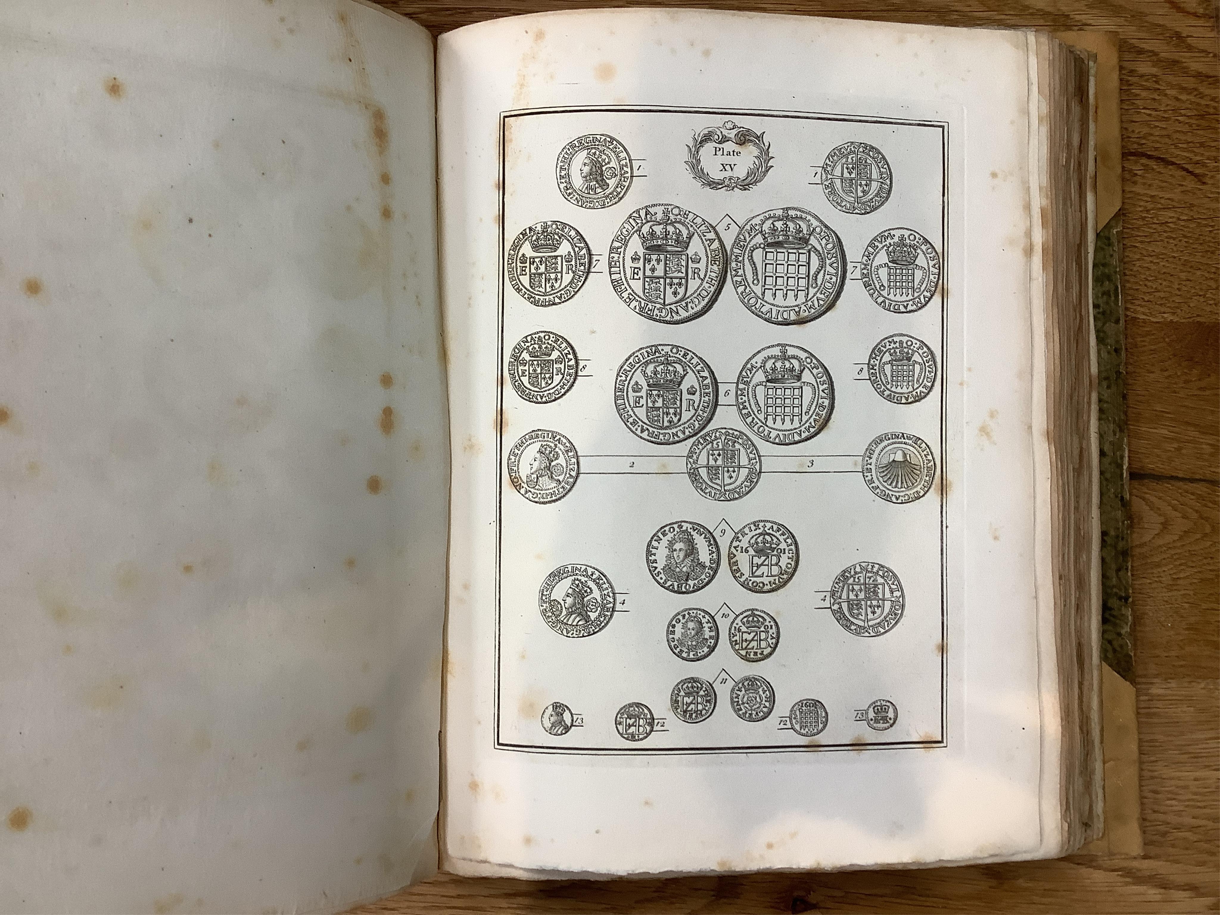 Froehner, W. – Les Medaillons de L’Empire Romain, n.d; Ruding, Rogers – Coinage of Britain, 1817, 4 vols; Gordon, Thomas. Description of Ancient Coins from the Cabinet of Thomas Gordon, c.1833